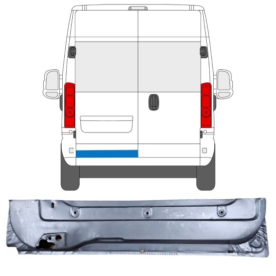 Reparație ușă spate