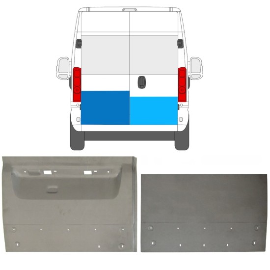 Reparație ușă spate pentru Opel Movano 2021-2023 / Stânga+Dreapta / Set 16727