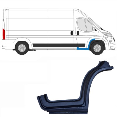 Reparație prag ușă față pentru Opel Movano 2021-2026 / Dreapta 16412