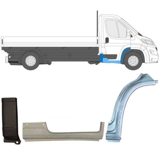 Set panouri de reparare pentru Opel Movano 2021-2026 / Dreapta 17006