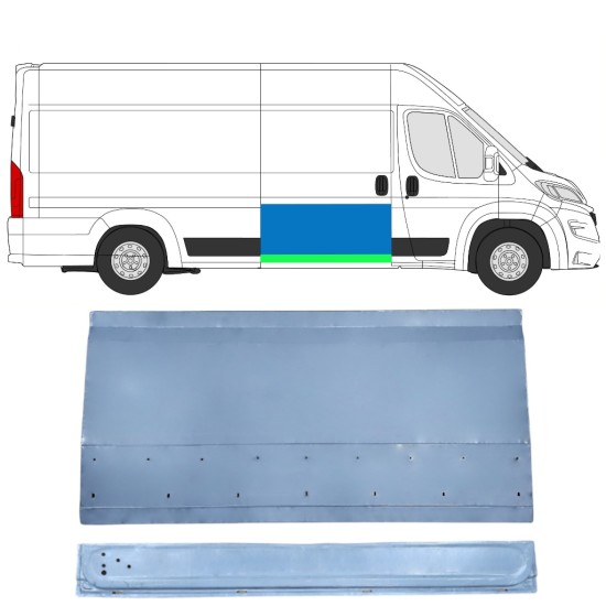 Reparație ușă culisantă interior + exterior Mercedes pentru Opel Movano 2021-2026 / Dreapta 16402