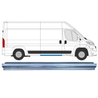 Reparație prag ușă glisantă pentru Opel Movano 2021-2026 / Stânga = Dreapta (simetric) 16462