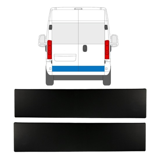 Bandou lateral ușă spate pentru Opel Movano 2021- / Stânga+Dreapta / Set 15791