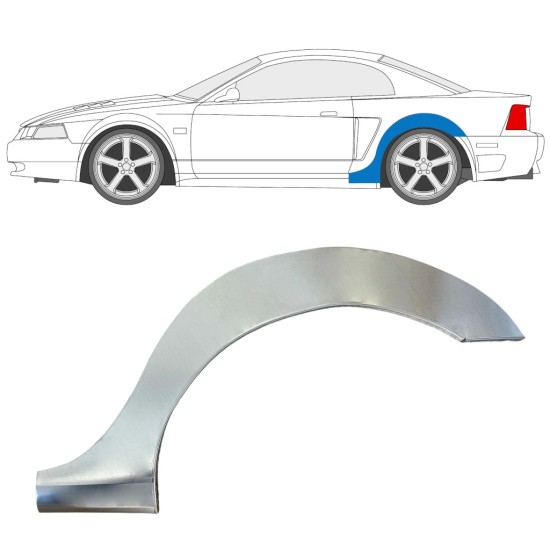 Reparație aripă spate pentru Ford Mustang 1999-2004 Grand / Stânga 16840