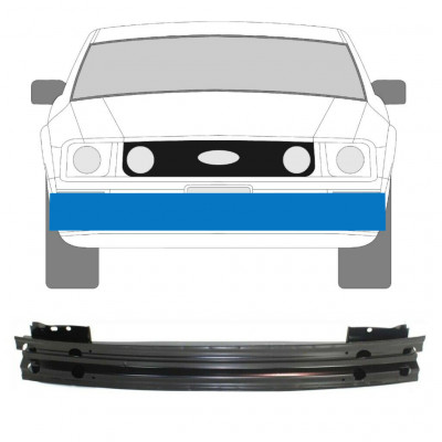 FORD MUSTANG 2004-2015 BARA DE PROTECȚIE FAȚĂ BARA TRANSVERSALĂ DE ÎNTĂRIRE A BAREI DE PROTECȚIE