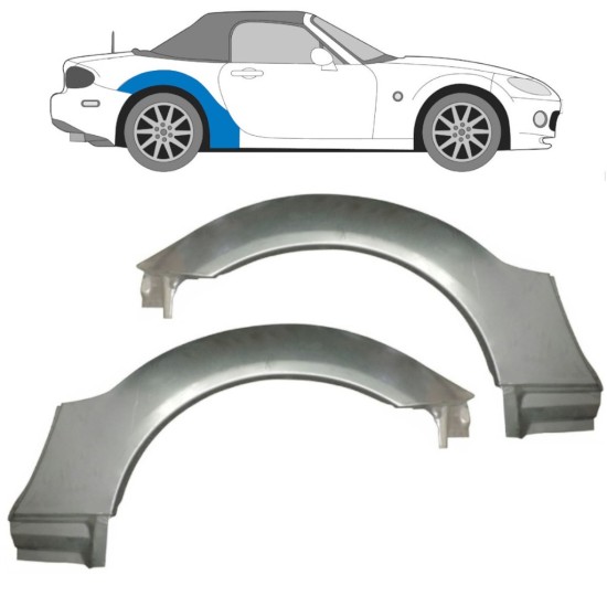 Reparație aripă spate pentru Mazda MX-5 2005-2015 / Stânga+Dreapta / Set 16145