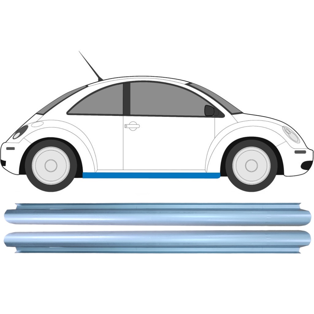 Reparație Prag Pentru Volkswagen New Beetle 1998-2005 / Stânga+Dreapta / Set 9181