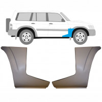 Reparație aripă față partea inferioară pentru Nissan Patrol 1997-2009 / Stânga+Dreapta / Set 9625