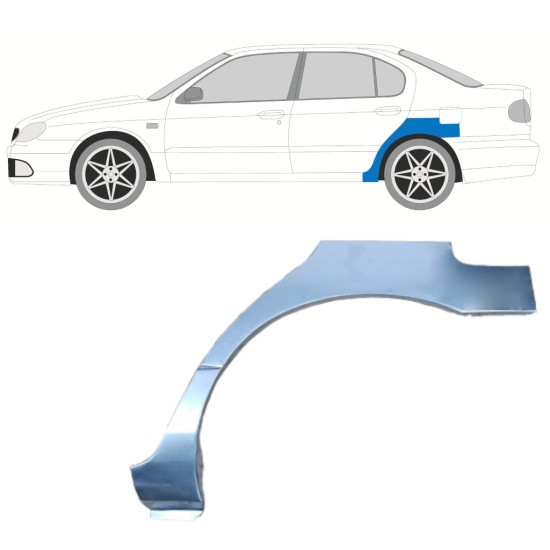 Reparație aripă spate pentru Nissan Primera P11 1996-2001 / Stânga 6843