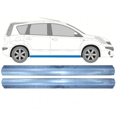 Reparație prag pentru Nissan Note 2006-2013 / Stânga = Dreapta (simetric) / Set 11485