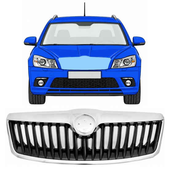 Grilă pentru Skoda Octavia II 2008-2013 RS 17230