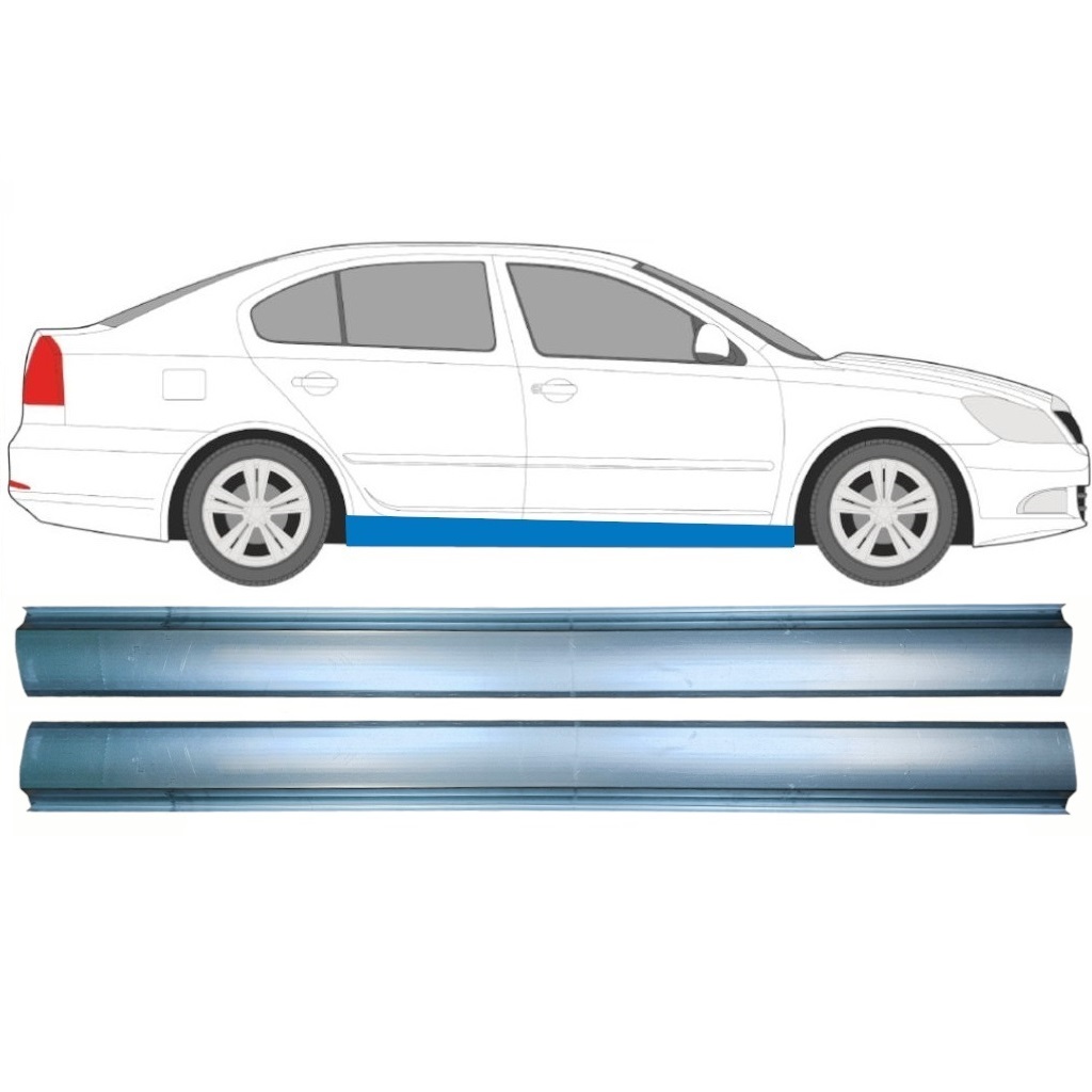 Reparație Prag Pentru Skoda Octavia 2004-2013 / Stânga = Dreapta (Simetric) / Set 10309