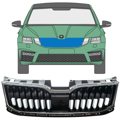 Grilă pentru Skoda Octavia III 2017-2020 / Set 7548