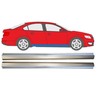 Reparație prag partea inferioară pentru Skoda Octavia III 2013-2020 / Stânga+Dreapta / Set 14827