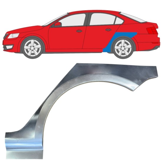 Reparație aripă spate pentru Skoda Octavia III 2013-2020 / Stânga 15863