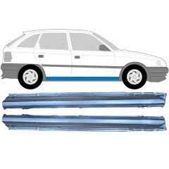 Prag complet pentru Opel Astra F 1991-2002 / Stânga+Dreapta / Set 9447