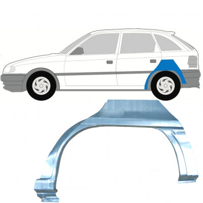 OPEL ASTRA 1991-2002 TRAPĂ SPATE SEGMENT REPARAȚIE ARIPĂ SPATE / STÂNGA