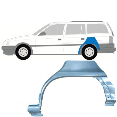 OPEL ASTRA 1991-2002 KOMBI SEGMENT REPARAȚIE ARIPĂ SPATE / STÂNGA