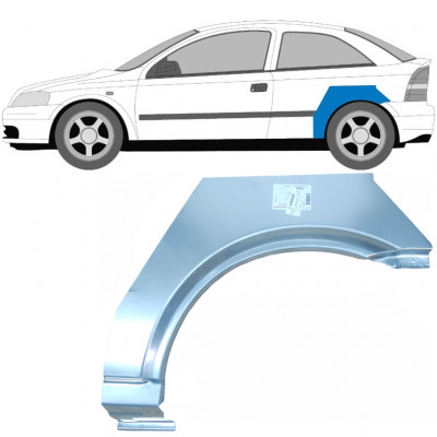 OPEL ASTRA 1998-2009 3 UŞĂ SEGMENT REPARAȚIE ARIPĂ SPATE / STÂNGA