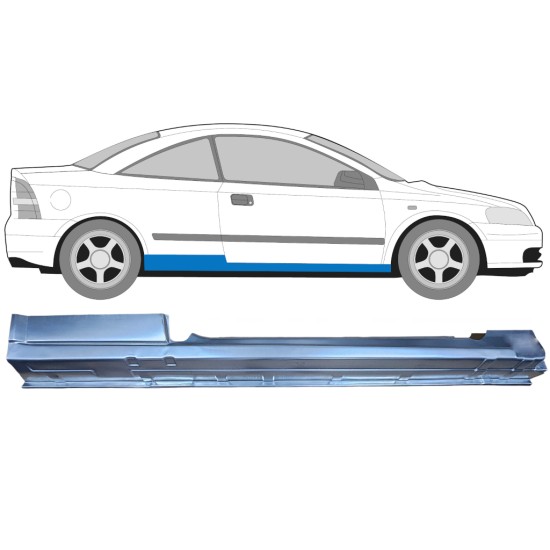 Prag complet pentru Opel Astra G 1998-2009 / Dreapta / COUPE 15962