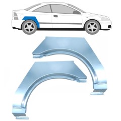 Reparație aripă spate pentru Opel Astra G 1998-2009 / Stânga+Dreapta / COUPE 15961