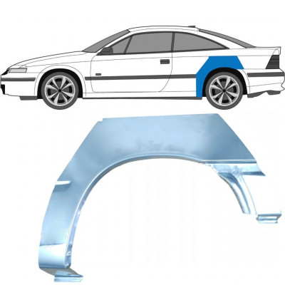 Reparație aripă spate pentru Opel Calibra 1990-1997 / Stânga 6356