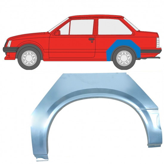 Reparație aripă spate pentru Opel Corsa A 1982-1993 / Stânga 11019