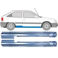 Prag complet pentru Opel Kadett E Astra 1984-1993 / Stânga+Dreapta / Set 9449