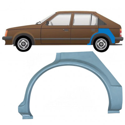 OPEL KADETT D 1979-1984 5 UŞĂ SEGMENT REPARAȚIE ARIPĂ SPATE / STÂNGA