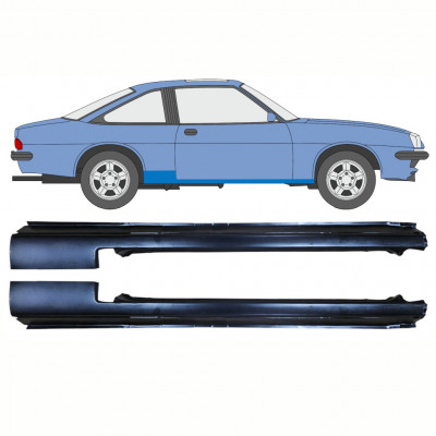 Reparație prag pentru Opel Manta B 1975-1988 / Set 11080