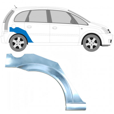 OPEL MERIVA 2003-2010 SEGMENT REPARAȚIE ARIPĂ SPATE / DREAPTA