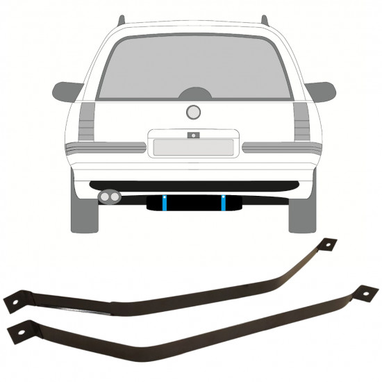 OPEL OMEGA 1996-2003 CURELE REZERVOR DE COMBUSTIBIL