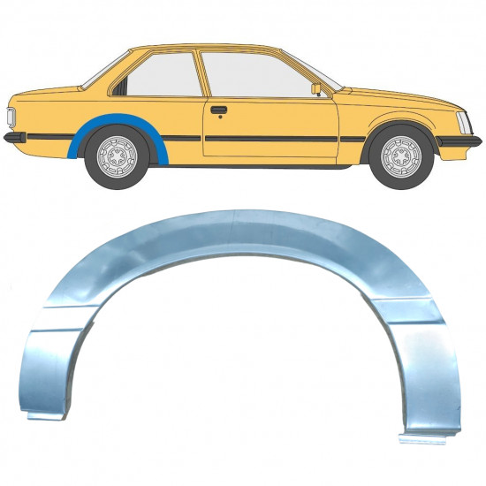 Reparație aripă spate pentru Opel Rekord E 1977-1986 / Dreapta 11037