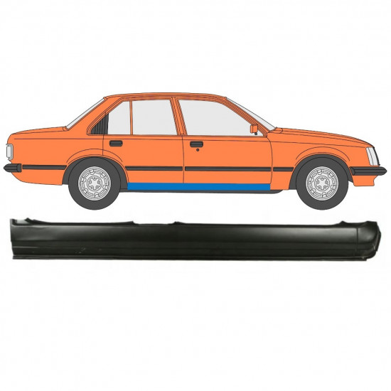 Prag complet pentru Opel Rekord E 1977-1986 / Dreapta 8074