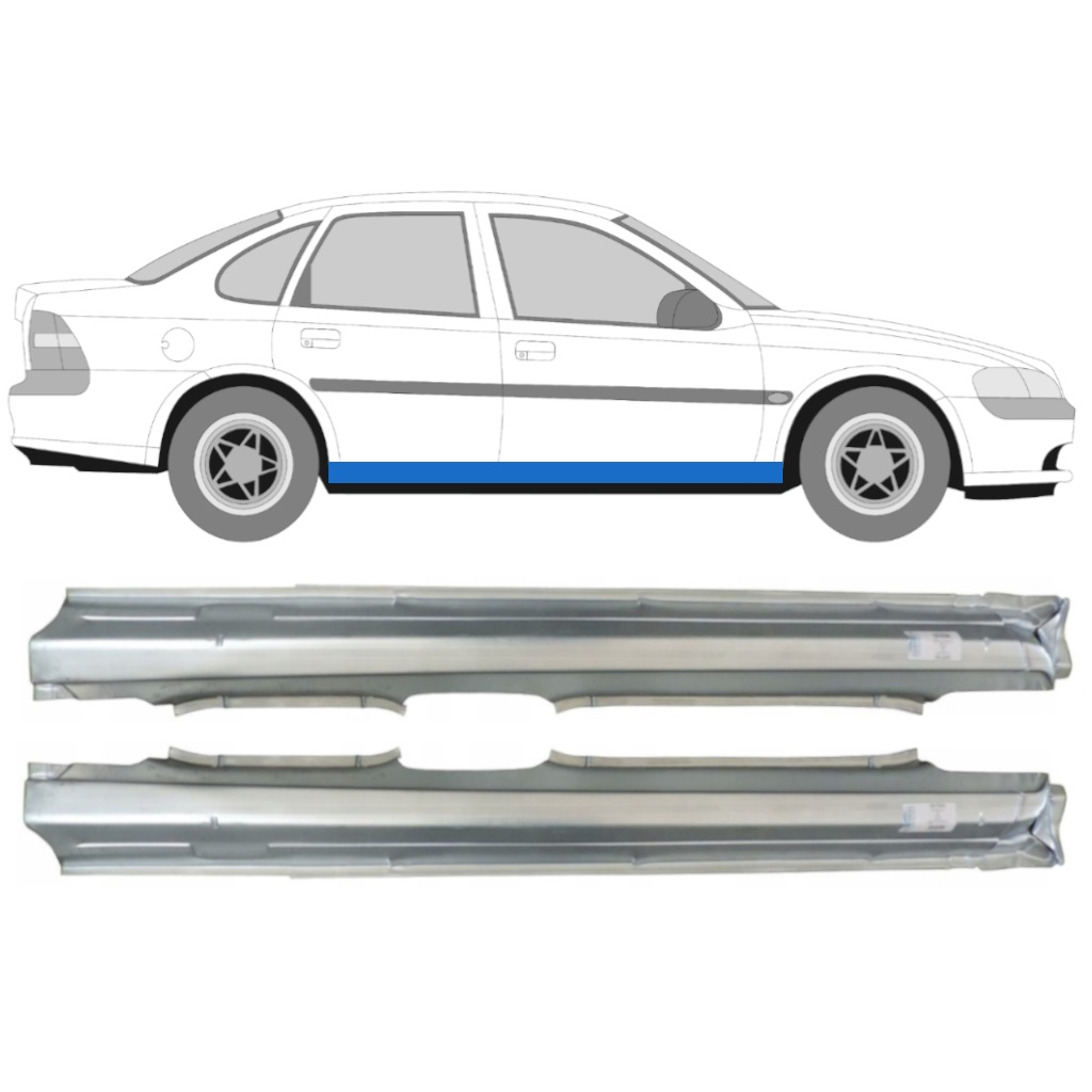 Reparație Prag Pentru Opel Vectra 1995-2002 / Stânga+Dreapta / Set 9420