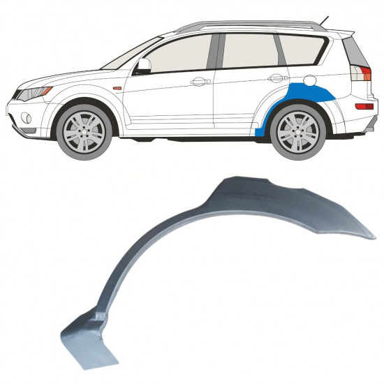 MITSUBISHI OUTLANDER 2007-2012 SEGMENT REPARAȚIE ARIPĂ SPATE / STÂNGA