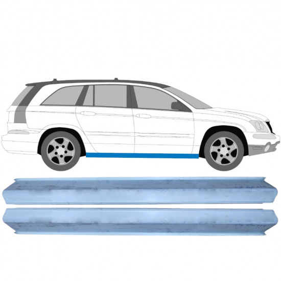 Reparație prag pentru Chrysler Pacifica 2003-2007 / Stânga = Dreapta (simetric) / Set 10413