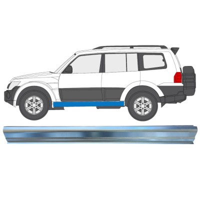 Reparație prag pentru Mitsubishi Pajero 2006-2021 / Stânga 16350