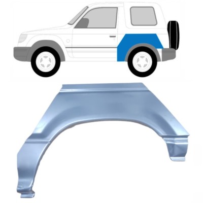 Reparație aripă spate pentru Mitsubishi Pajero 1991-2001 / Stânga 15126