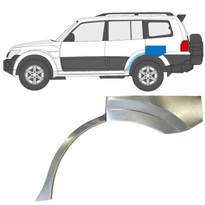 Reparație aripă spate pentru Mitsubishi Pajero 2006-2021 / Stânga 14841