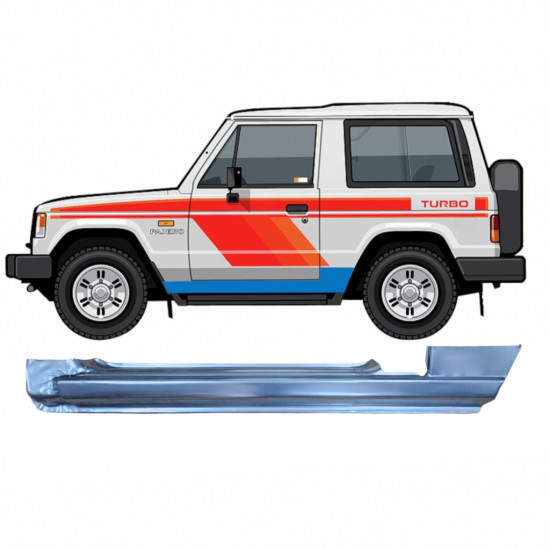 MITSUBISHI PAJERO 1982-1992 DEPLIN REPARATIE PRAG INTERIOR / STÂNGA