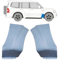 Panou de reparație aripă față pentru Mitsubishi Pajero 1999-2006 / Stânga+Dreapta / Set 16903