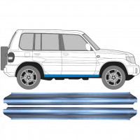 Reparație prag pentru Mitsubishi Pajero Pinin 1998-2007 / Set 11363