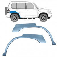 Reparație aripă spate pentru Mitsubishi Pajero Pinin 1998-2007 / Stânga+Dreapta / Set 10452