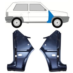 Aripă față pentru Fiat Panda 1980-2002 / Stânga+Dreapta / Set 11813