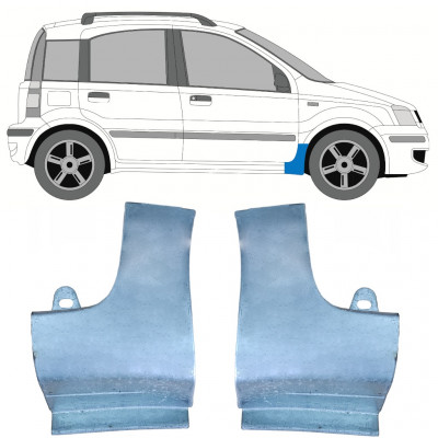 Panou de reparație aripă față pentru Fiat Panda 2003-2012 / Stânga+Dreapta / Set 9740