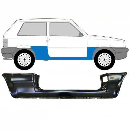 Reparație prag pentru Fiat Panda 1980-2002 / Dreapta 10754