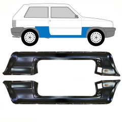 Prag complet pentru Fiat Panda 1980-2002 / Stânga+Dreapta / Set 10756