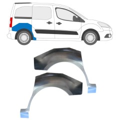 Reparație aripă spate pentru Peugeot Partner 2008-2018 / Stânga+Dreapta / Set 15867