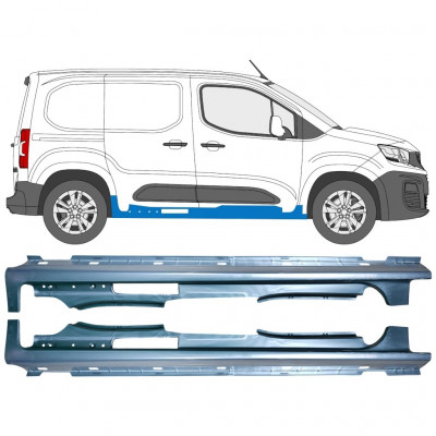 Prag complet pentru Peugeot Partner 2018-2023 / Stânga / Dreapta / Stânga+Dreapta / Set 12877